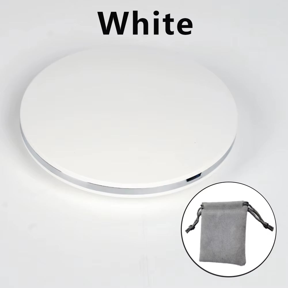 Miroir de Poche LED Lumineux - Édition Galbe Circulaire - Grossissement Haute Précision 5x - USB
